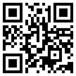 Ein QR-Code auf einem weißen Hintergrund, der zur digitalen Information oder Ressource führt.