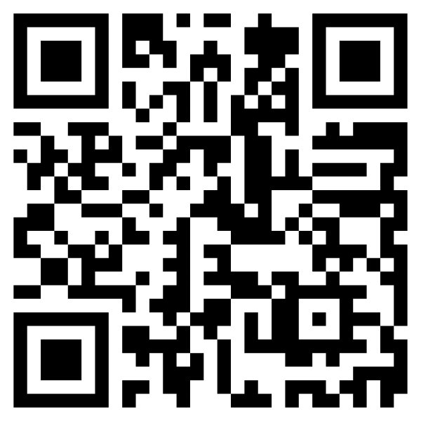 Ein QR-Code, der für digitale Anwendungen oder Informationen gescannt werden kann.