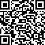 Ein QR-Code mit schwarz-weißer Musterung.