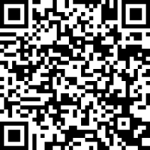 Ein QR-Code auf einem weißen Hintergrund.
